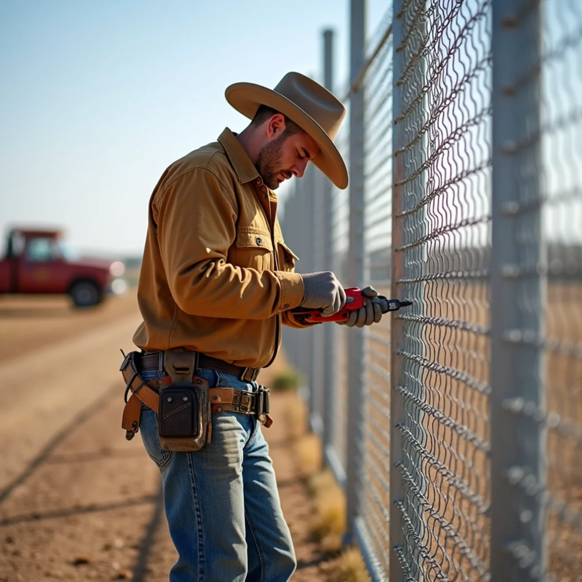 Professional technician technique and proper fasteners for Chain Link Fence Cost: Gauge, Height and Gates