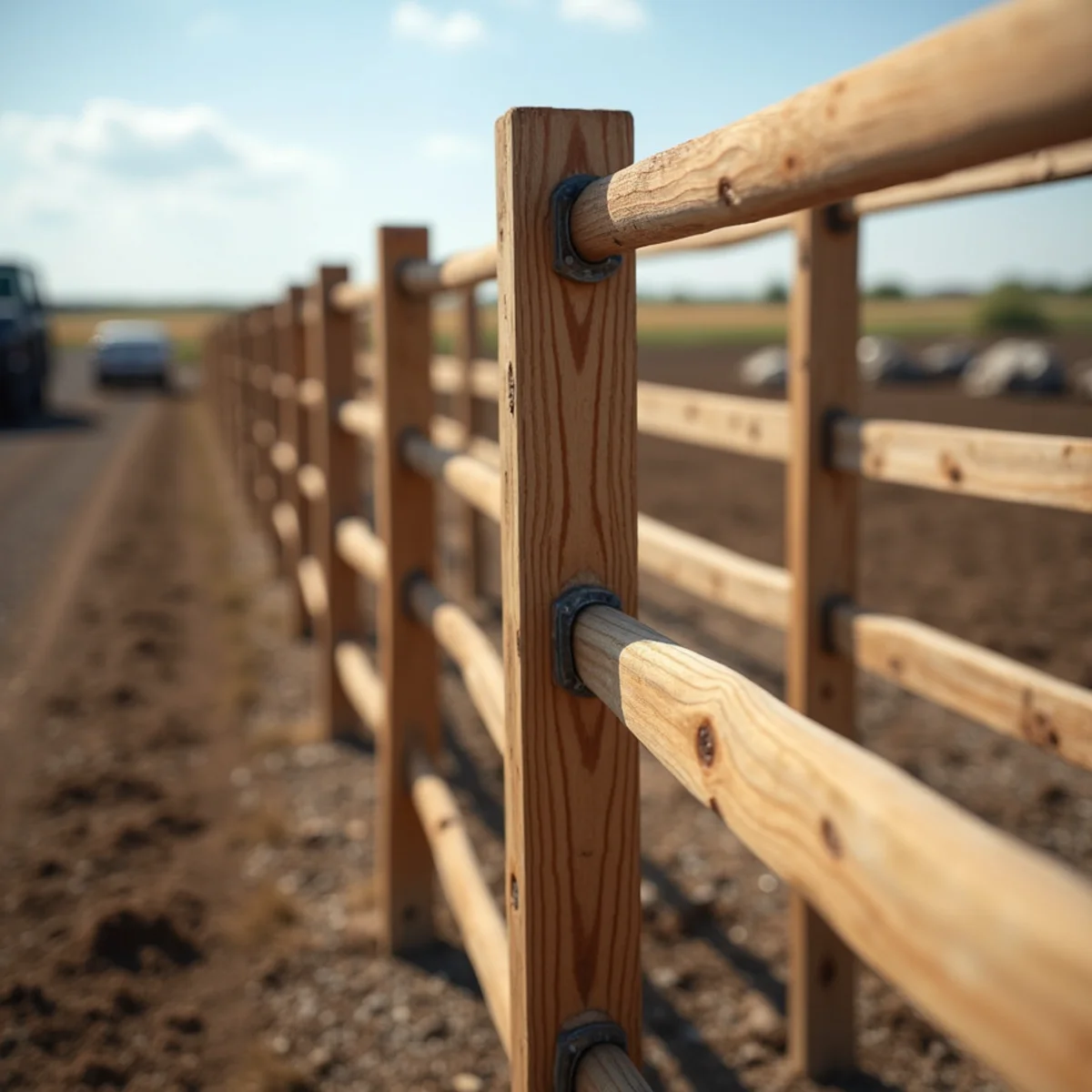 Commercial Fencing high quality materials and structural construction details