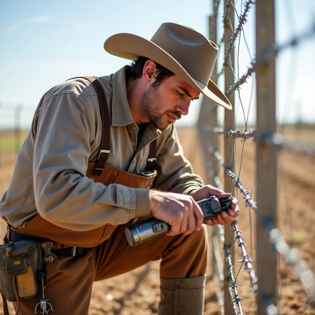 Professional technician technique and proper fasteners for Farm Fence Cost per Mile: Barbed, Woven & High-Tensile