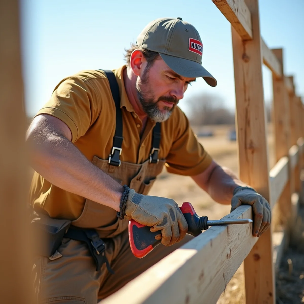 Professional technician technique and proper fasteners for Vinyl Fence Care: Cleaning, Hail & Cold Snaps